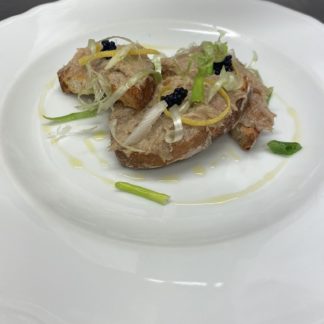 Crostini con Sgombro