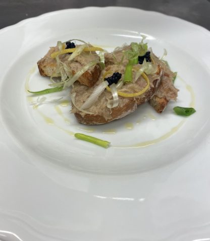 Crostini con Sgombro