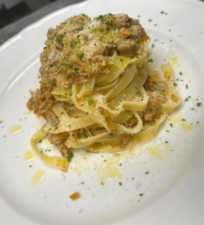 Tagliatelle con Ragu di Vitello